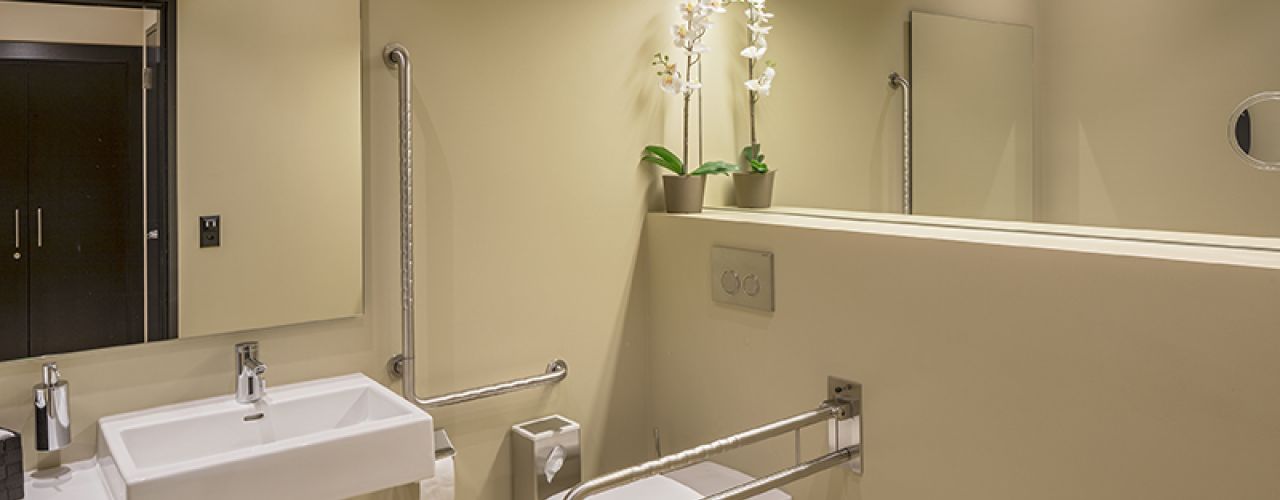 Einfamilienhaus Trockenbau Wandbeschichtung Toilette WC Badezimmer Susten Oberwallis